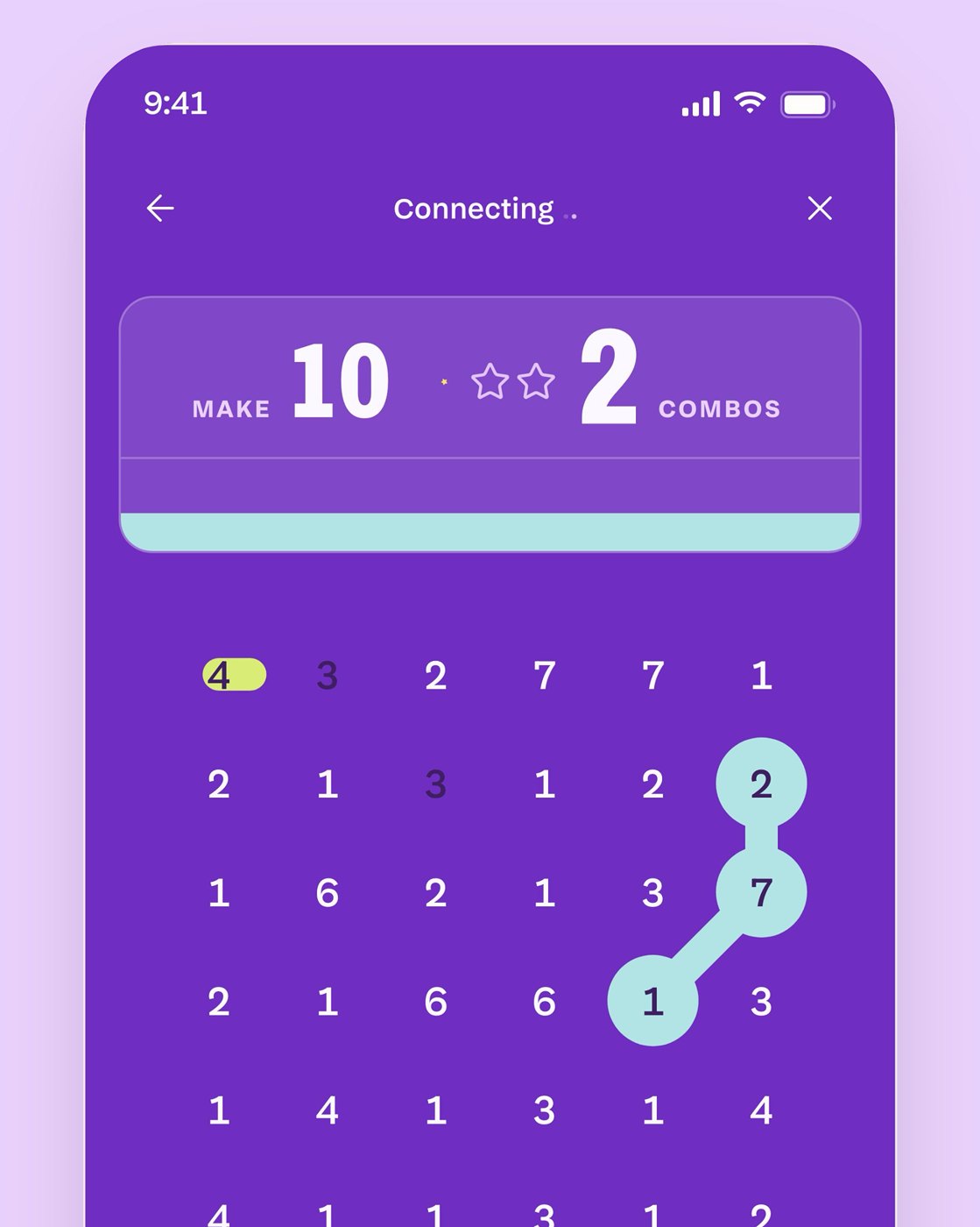 Sum Strands, the game that runs while a bank connects